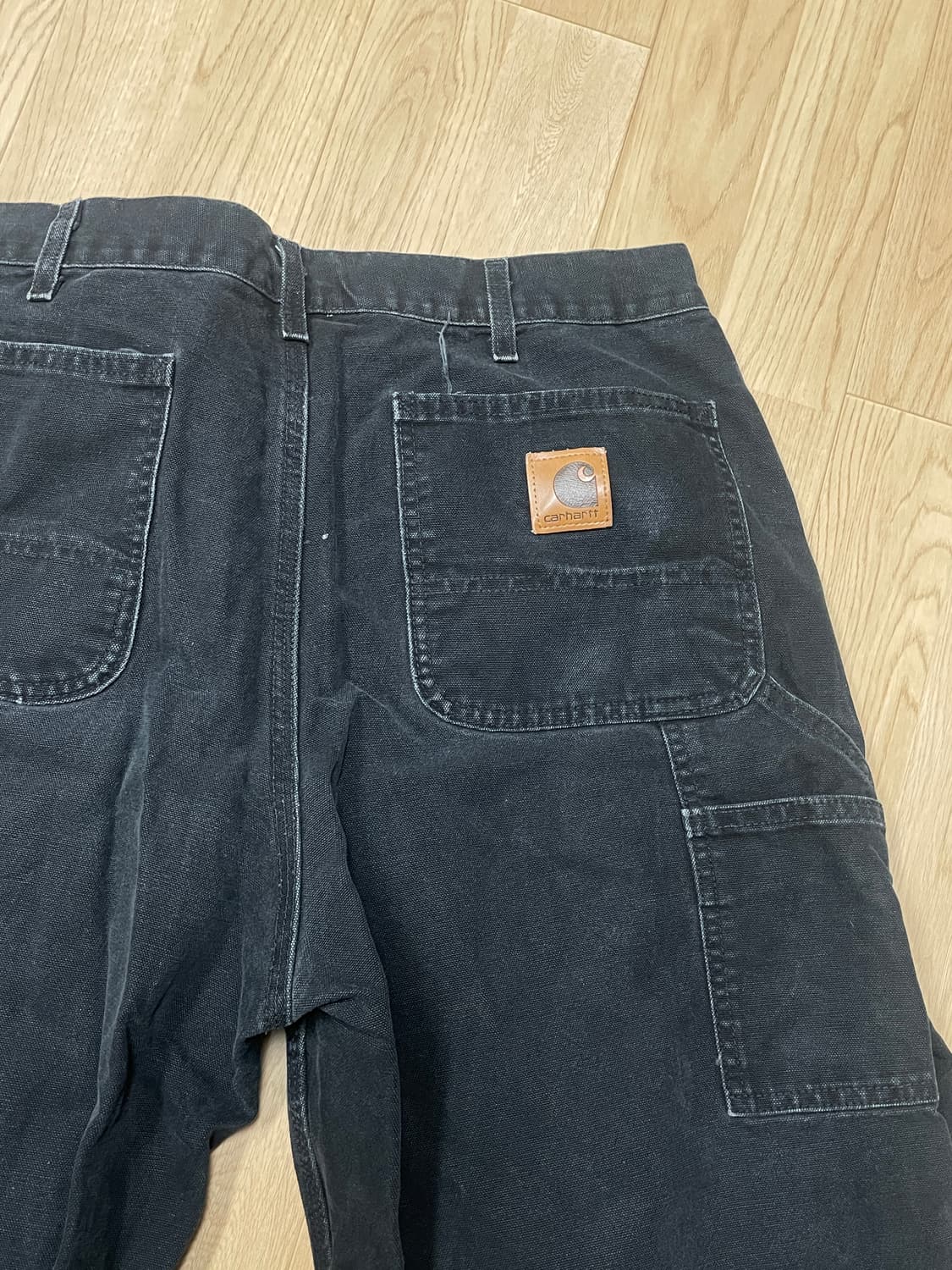 (36x32) 칼하트 싱글니 블랙 상품이미지2