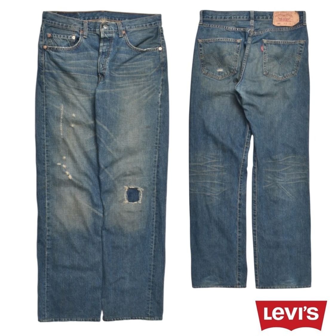 리바이스 501 패치워크 청바지 데님팬츠 32 N1162 상품이미지1