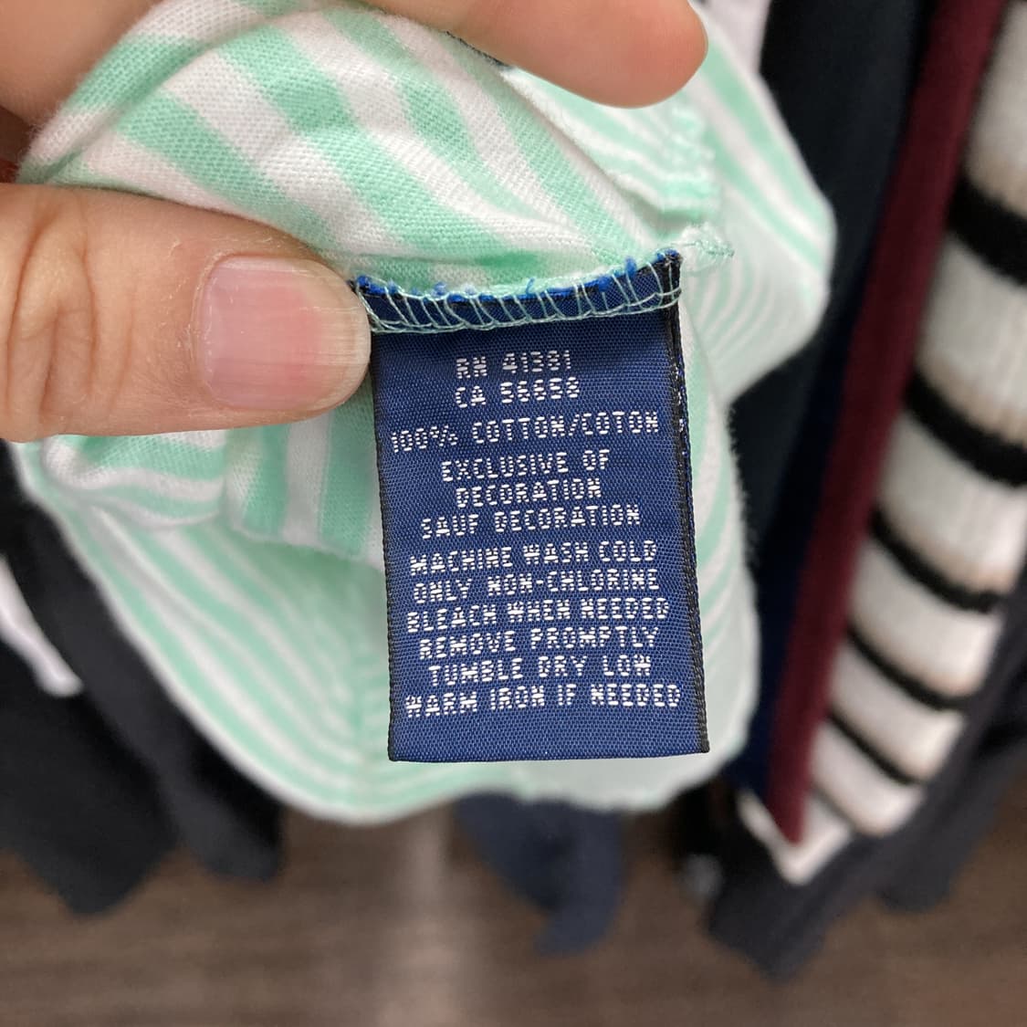 랄프로렌 여성반팔티셔츠 브이넥 L 상품이미지5