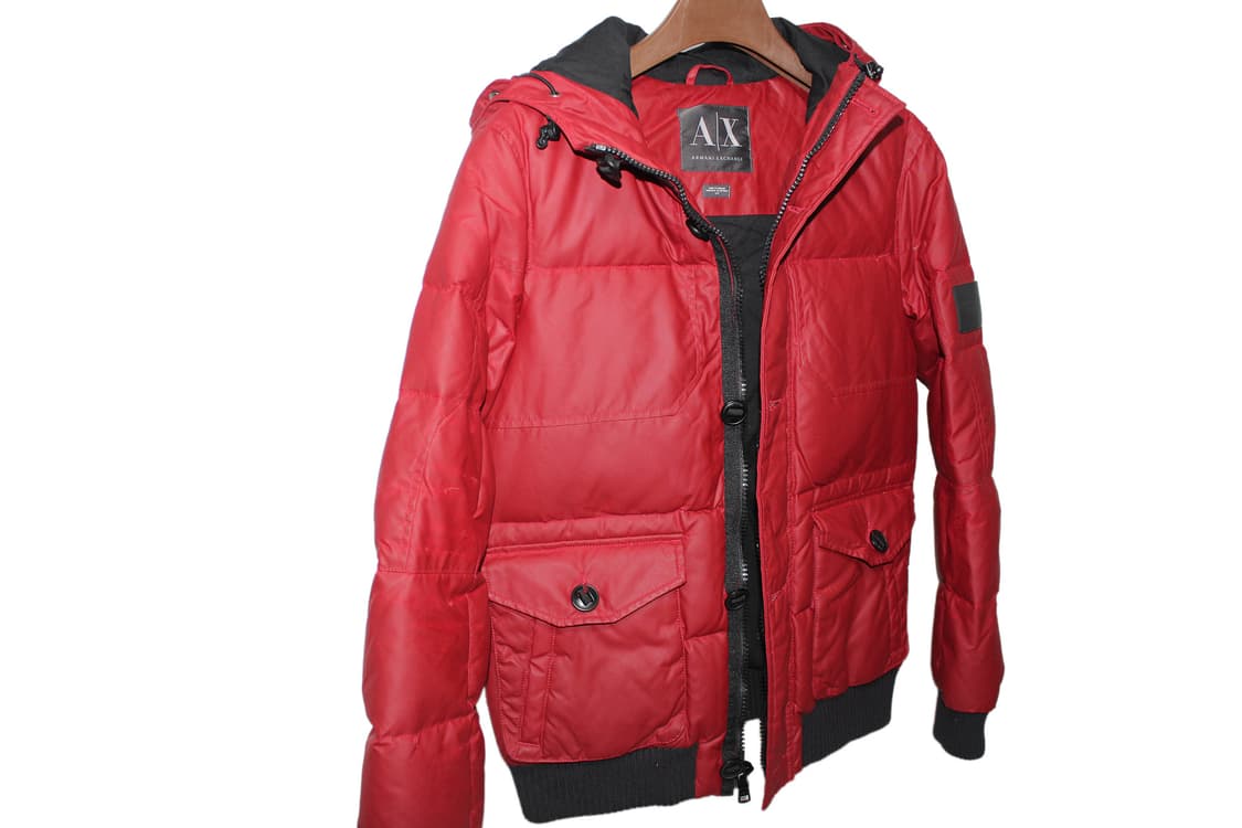 1990s 아르마니익스체인지 아카이브 왁스드 푸퍼 패딩 자켓  상품이미지10