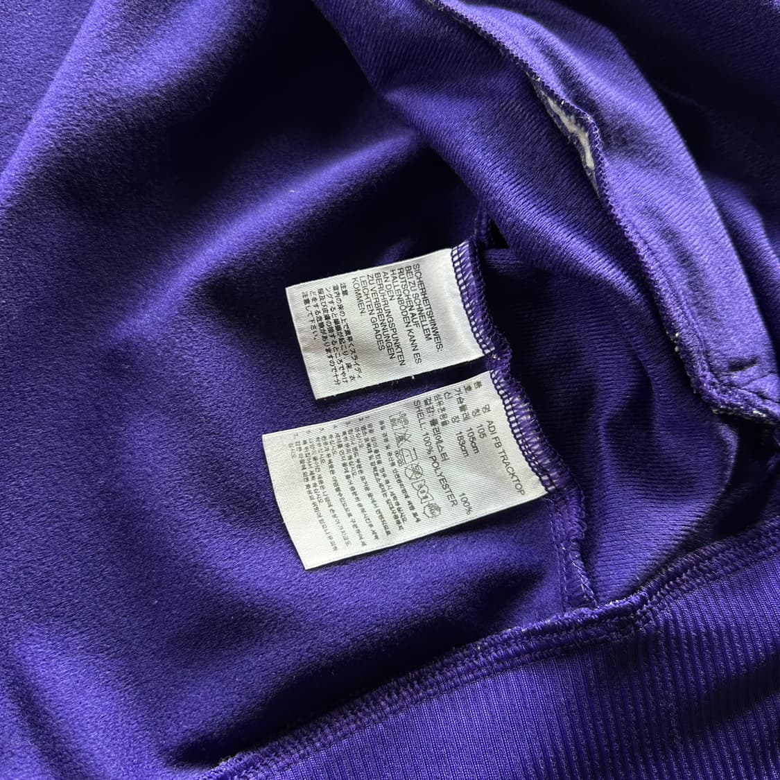 [XL]아디다스 구형 파이어버드 퍼플 트랙탑 져지 상품이미지6