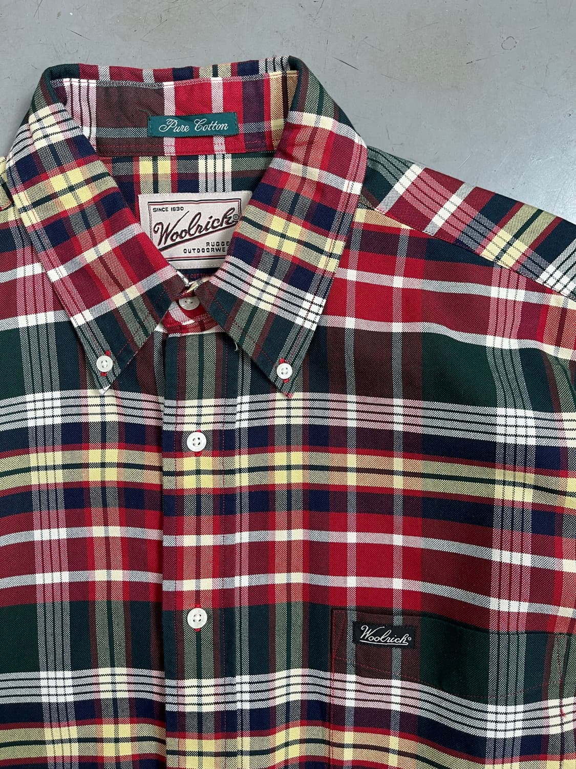90-00‘s Woolrich check shirt 상품이미지2