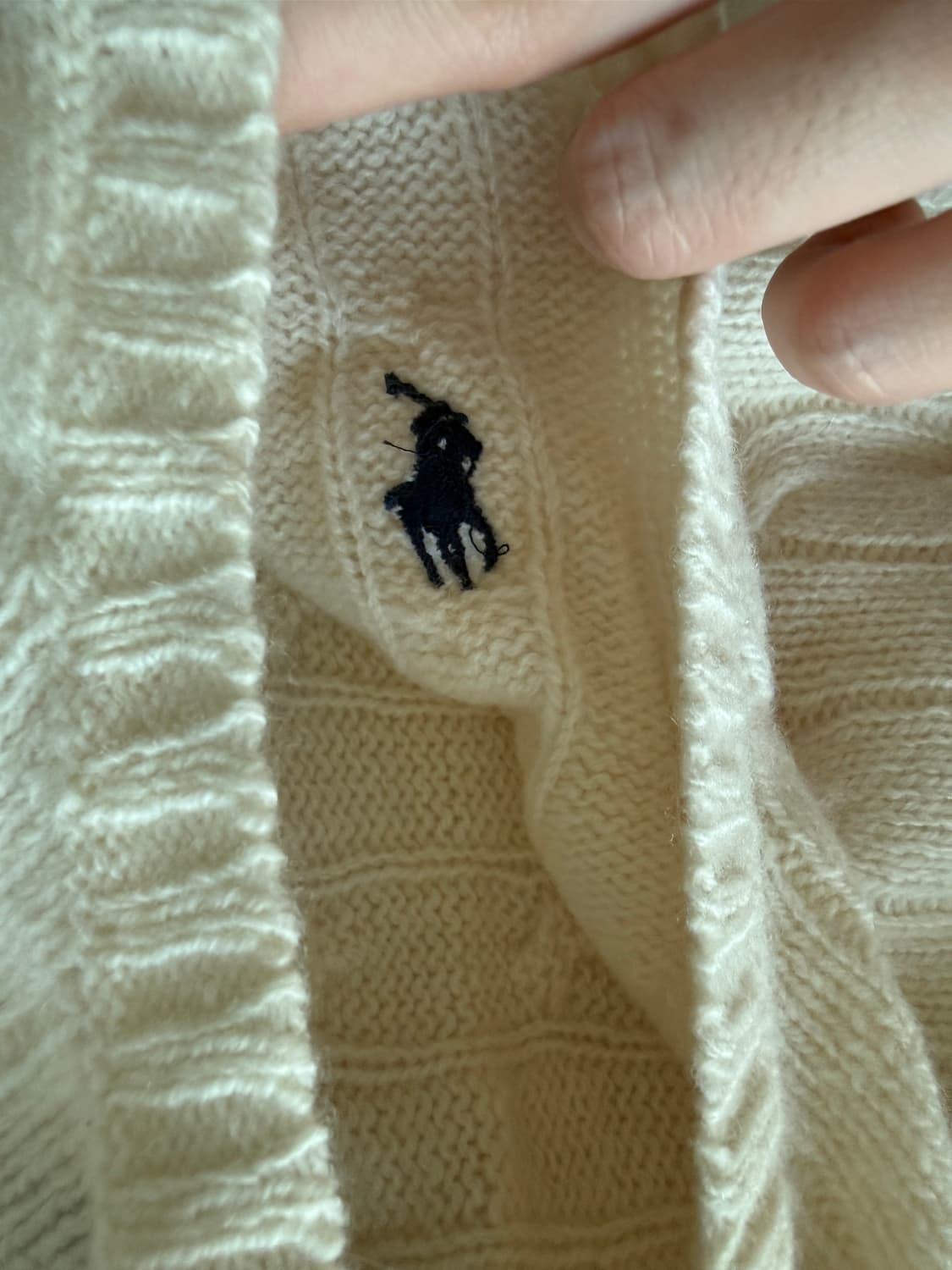 폴로랄프로렌 캐시미어 여성용 브이넥 니트 상품이미지5