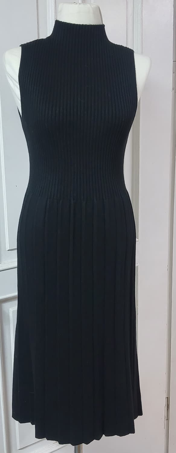 골지 니트 나시 롱 원피스 니트 가디건 세트 상품이미지5