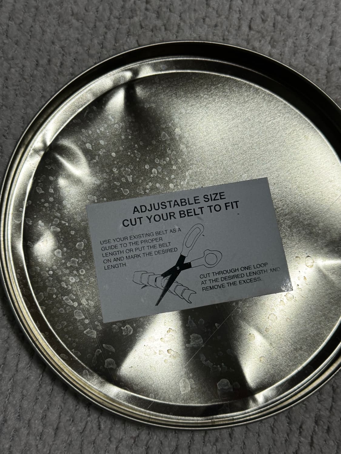 리바이스 탑그레인 홀스하이드 위빙벨트 블랙 새상품 상품이미지4