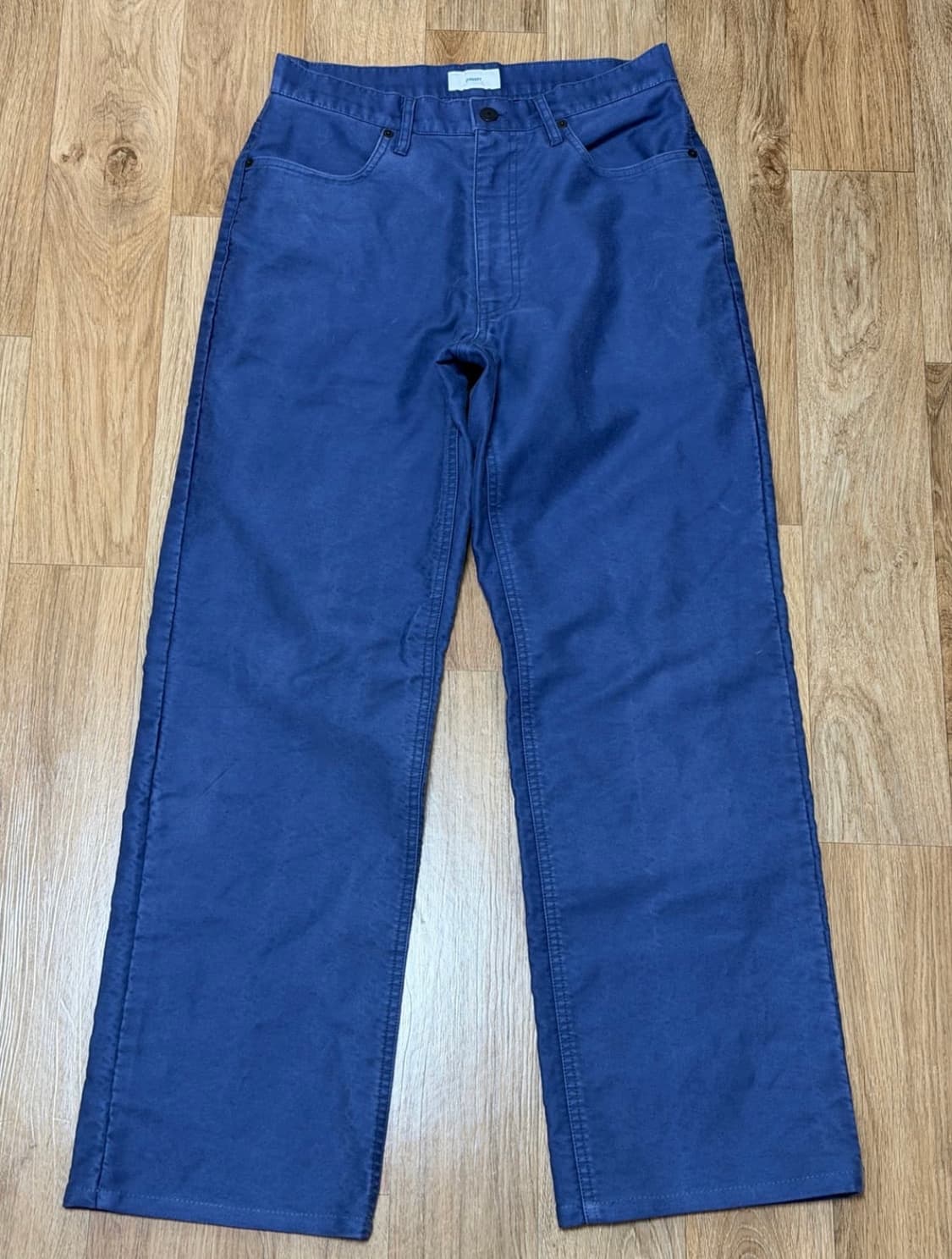 [M] 파세르 몰스킨 코튼 데님 블루 상품이미지2