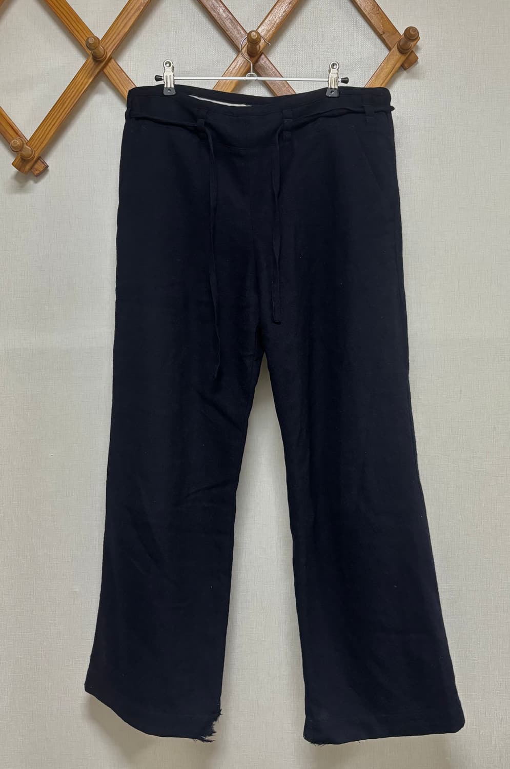 네이비 와이드 밴딩 팬츠 상품이미지3