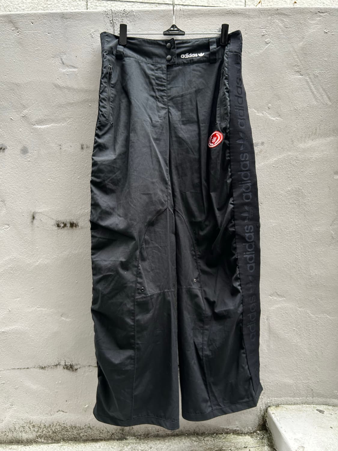 *rare* 00s 아디다스 오리지널스 와이드 블랙 츄바 상품이미지1