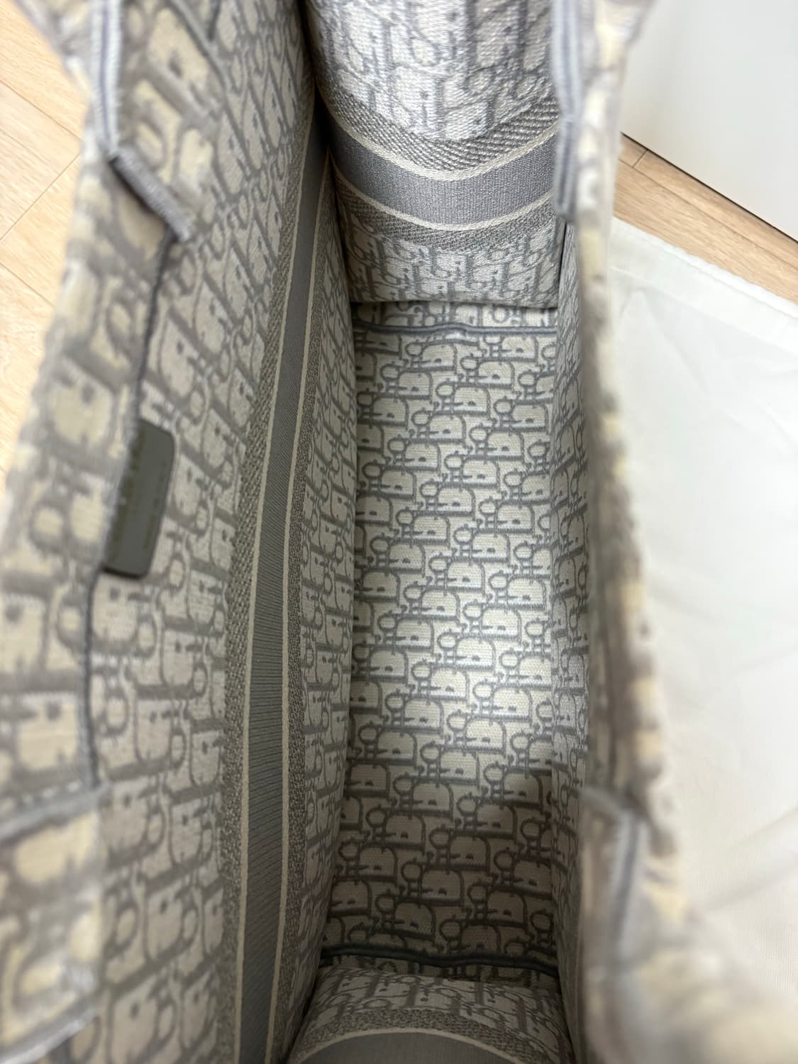 (새상품급, 풀구성) 디올 오블리크 북토트백 라지 상품이미지6