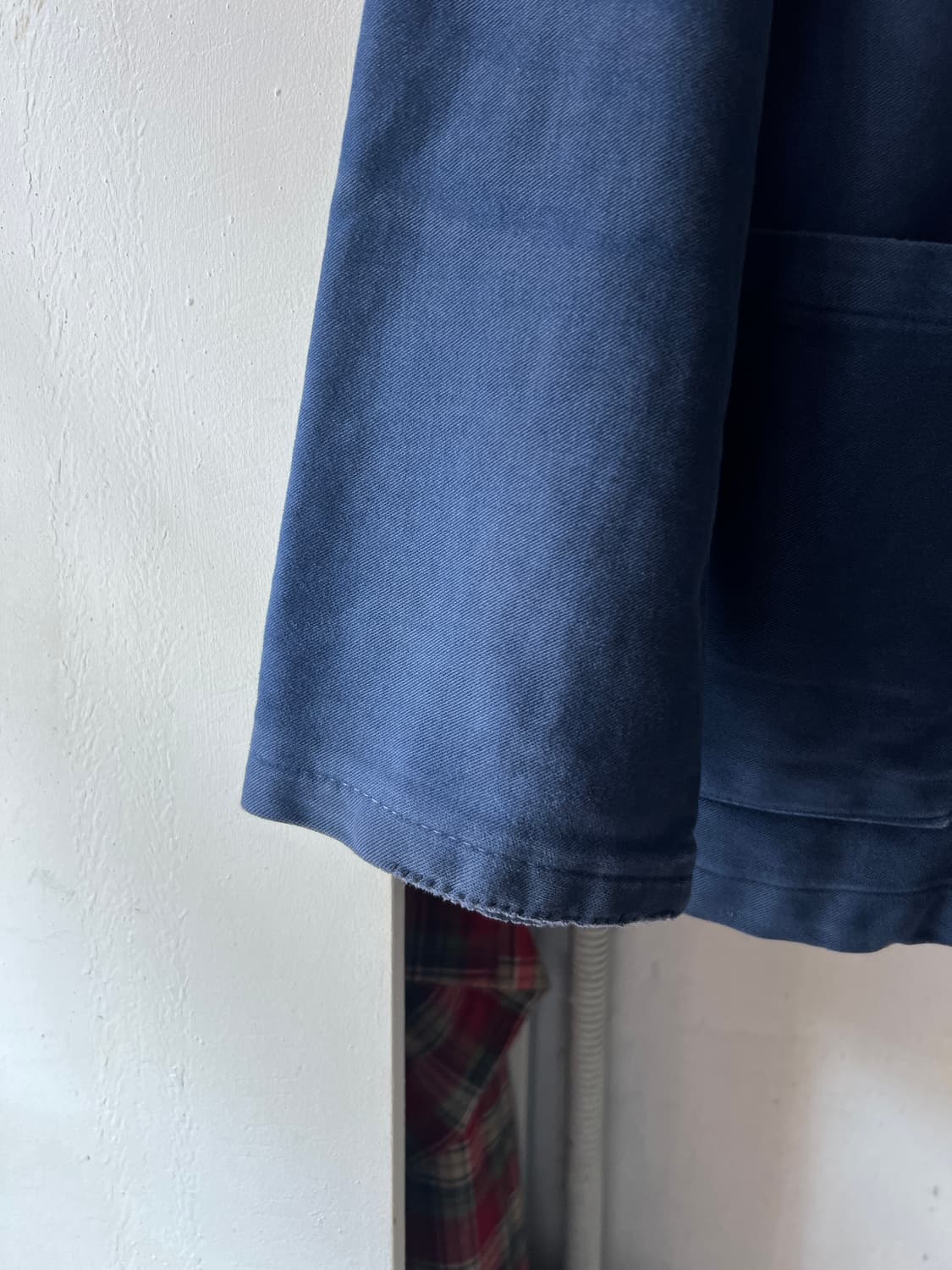 [M]90's 빈티지 워싱 몰스킨 프렌치 워크 자켓 상품이미지6