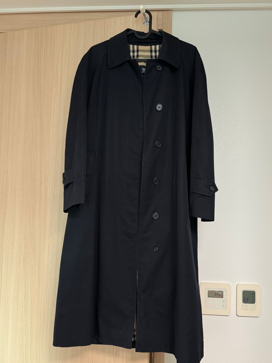 버버리 빈티지 블랙 트렌치 코트  상품이미지1