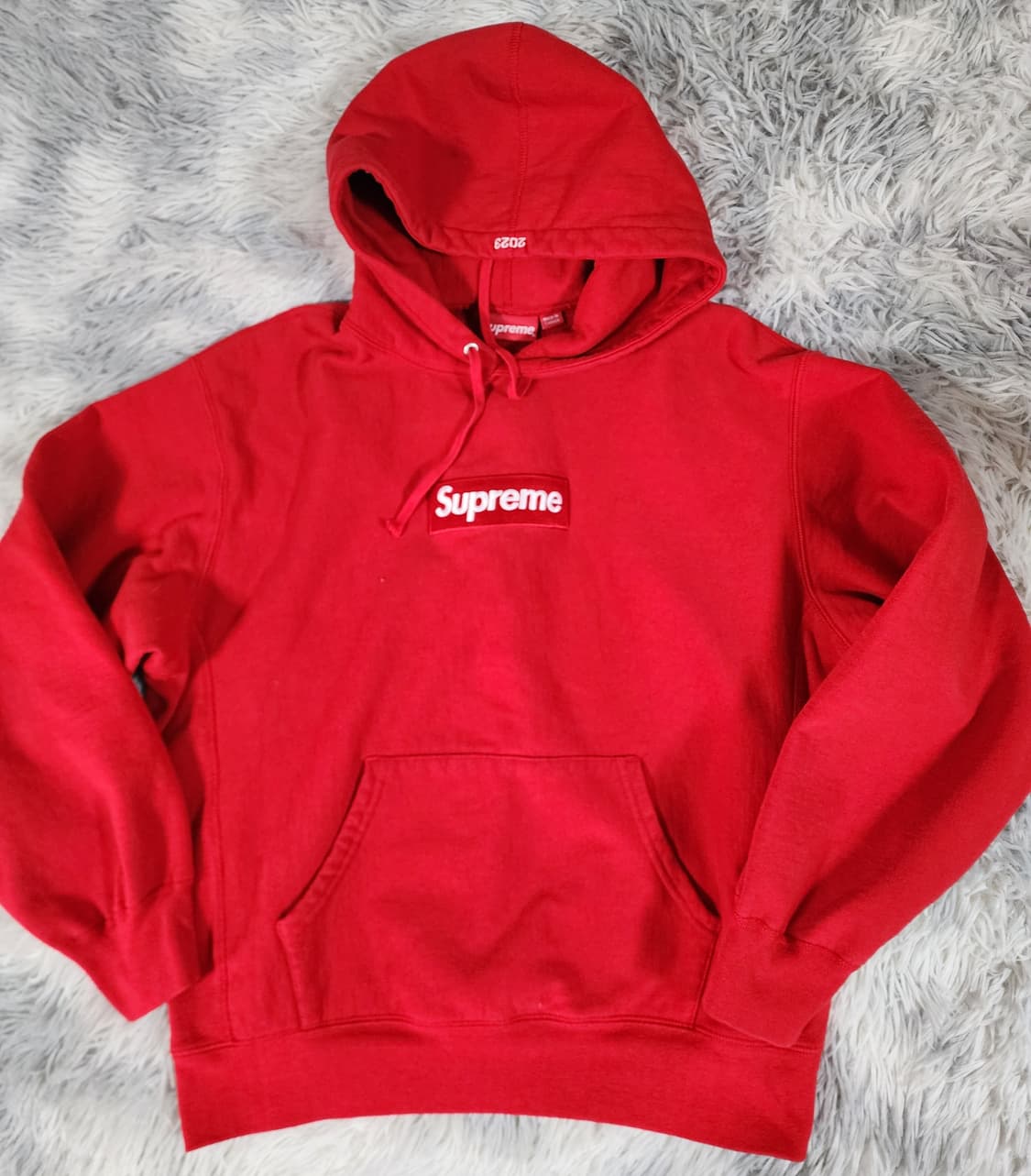 슈프림 박스 로고 2023 후드티 레드 상품이미지1