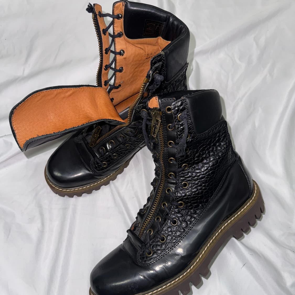 알렉산더 맥퀸 하이탑 집 부츠 상품이미지4