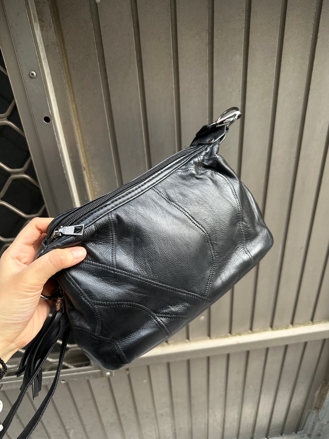 Vintage tassel detail leather bag 상품이미지6