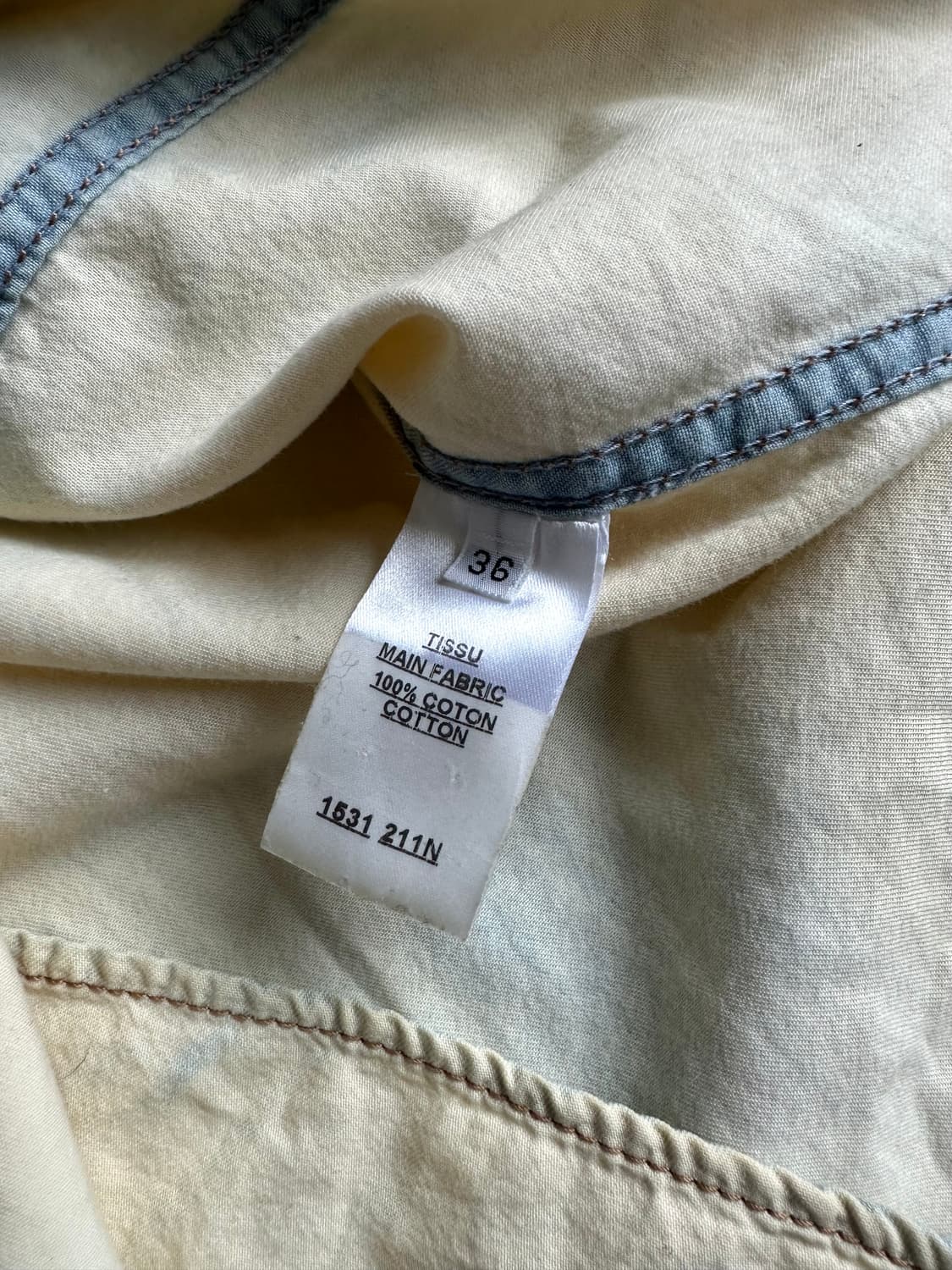 발망 아카이브 블리치 데님 셔츠 상품이미지6