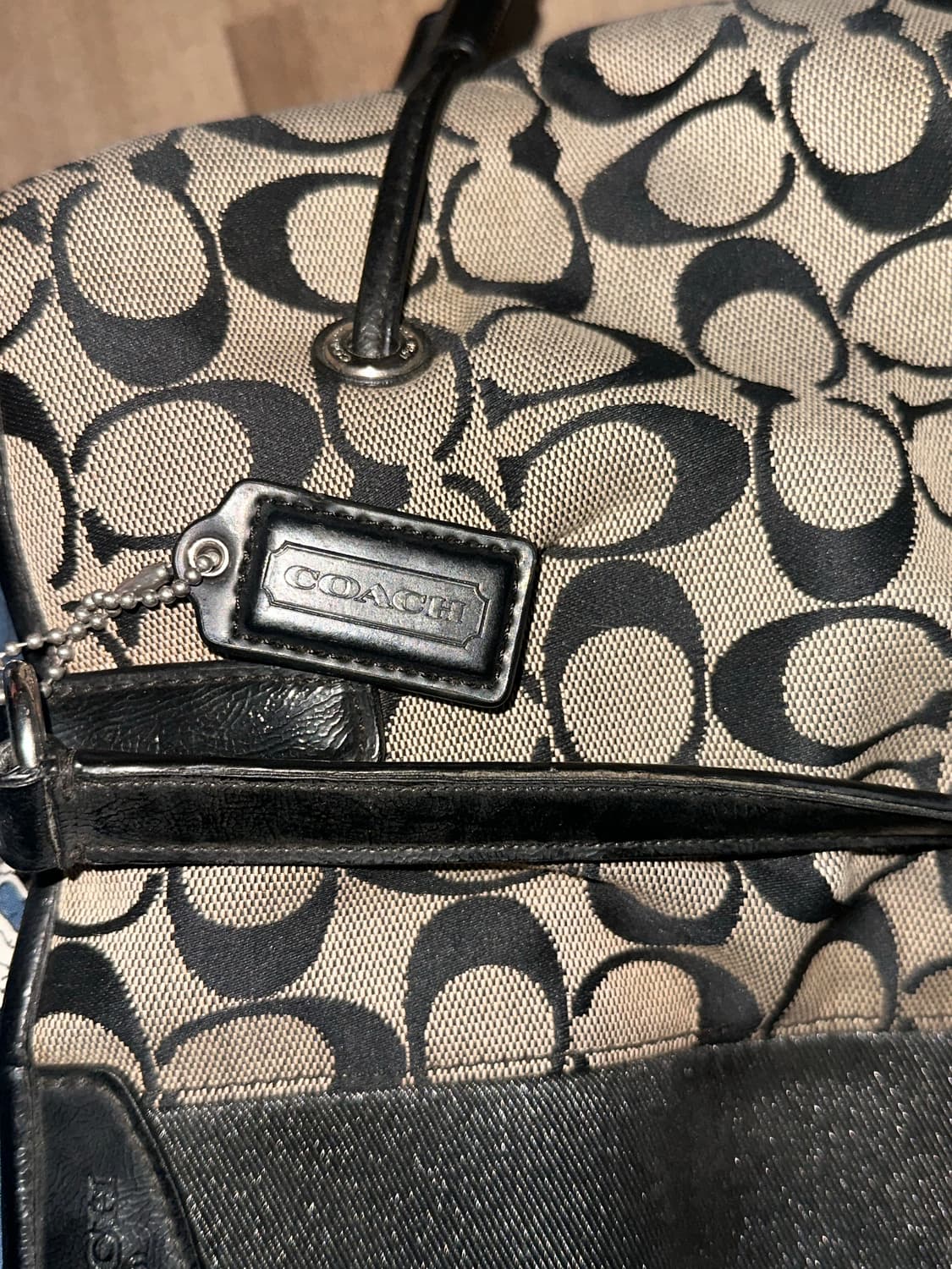 코치 그레이 숄더백 상품이미지3