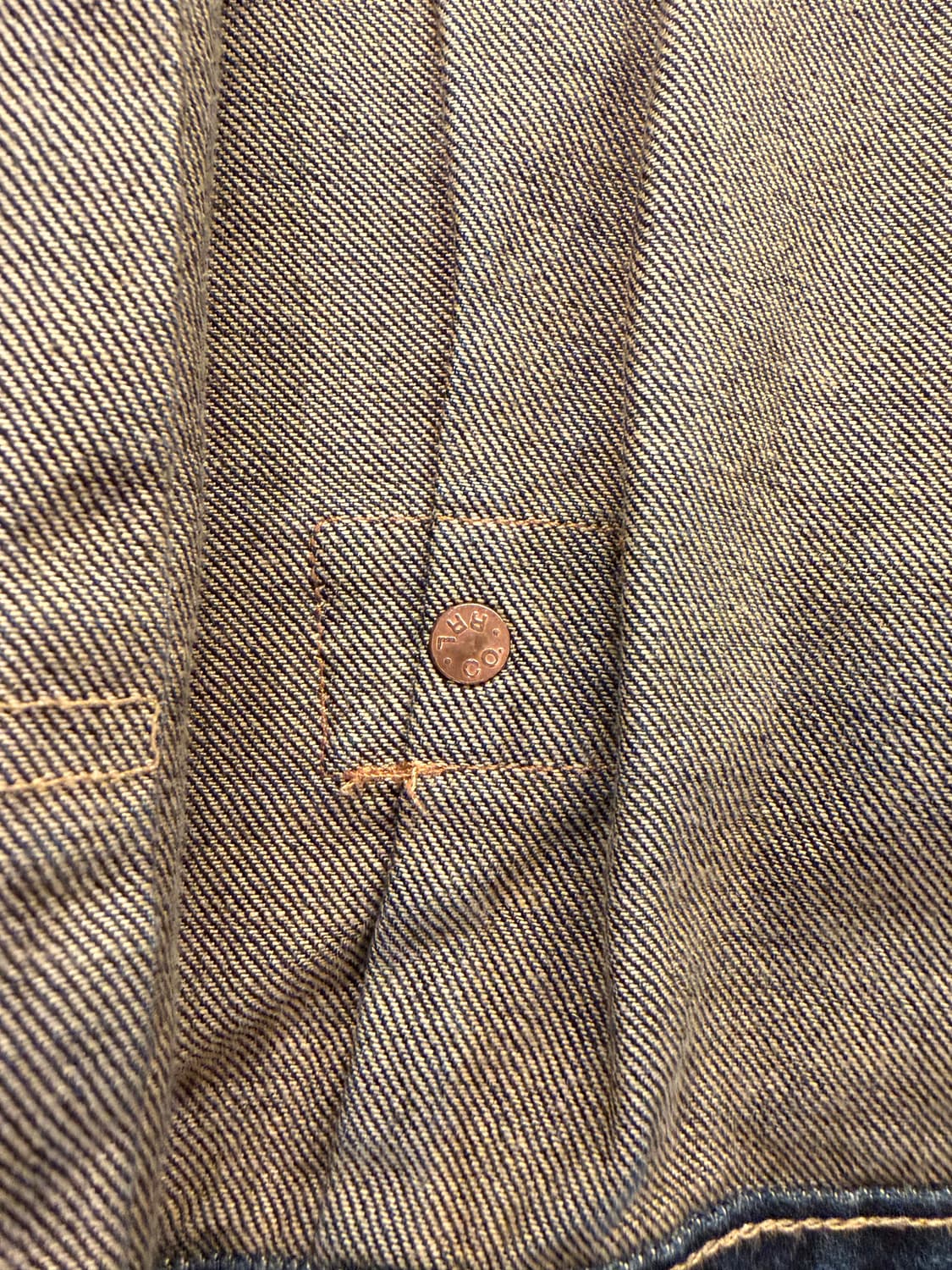 rrl 더블알엘 셀비지 타입1 청자켓 L 상품이미지5