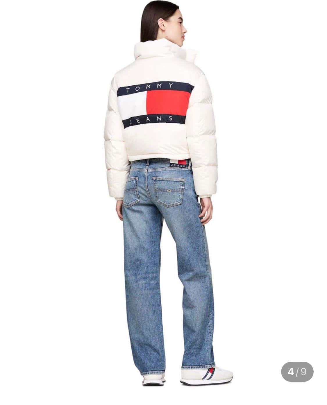 타미진스 알래스카 백플래그 크롭 숏패딩 상품이미지2