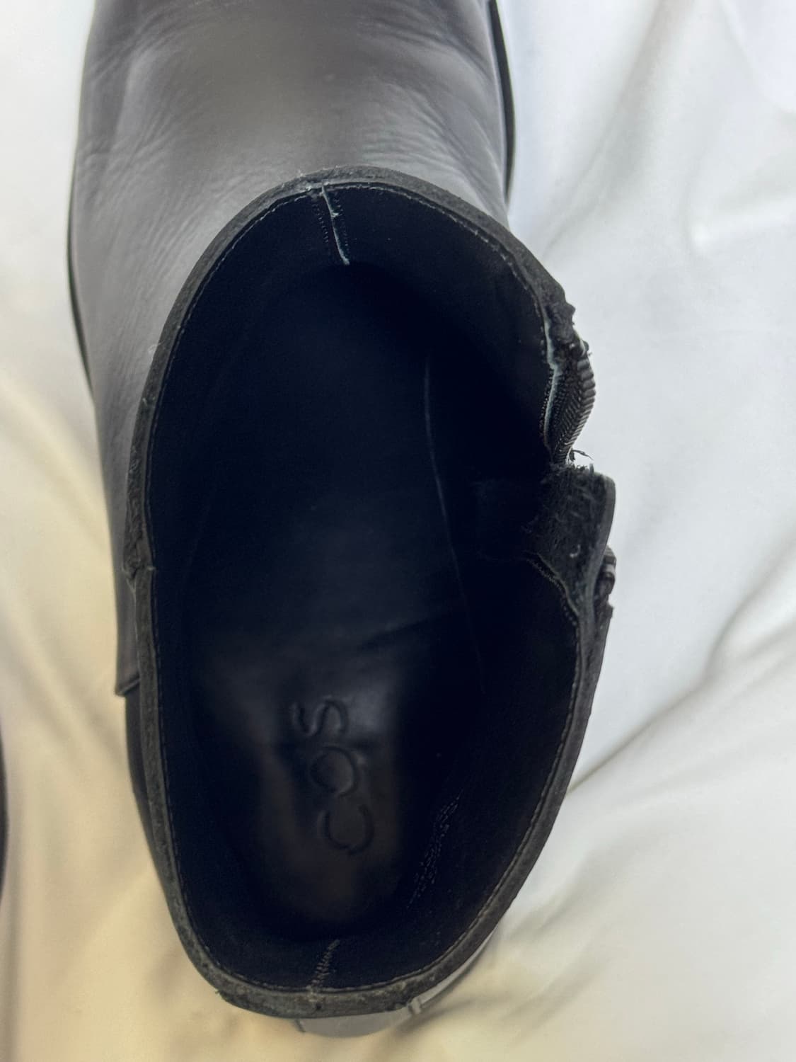 코스 zipped ankle boots 블랙 44 상품이미지4