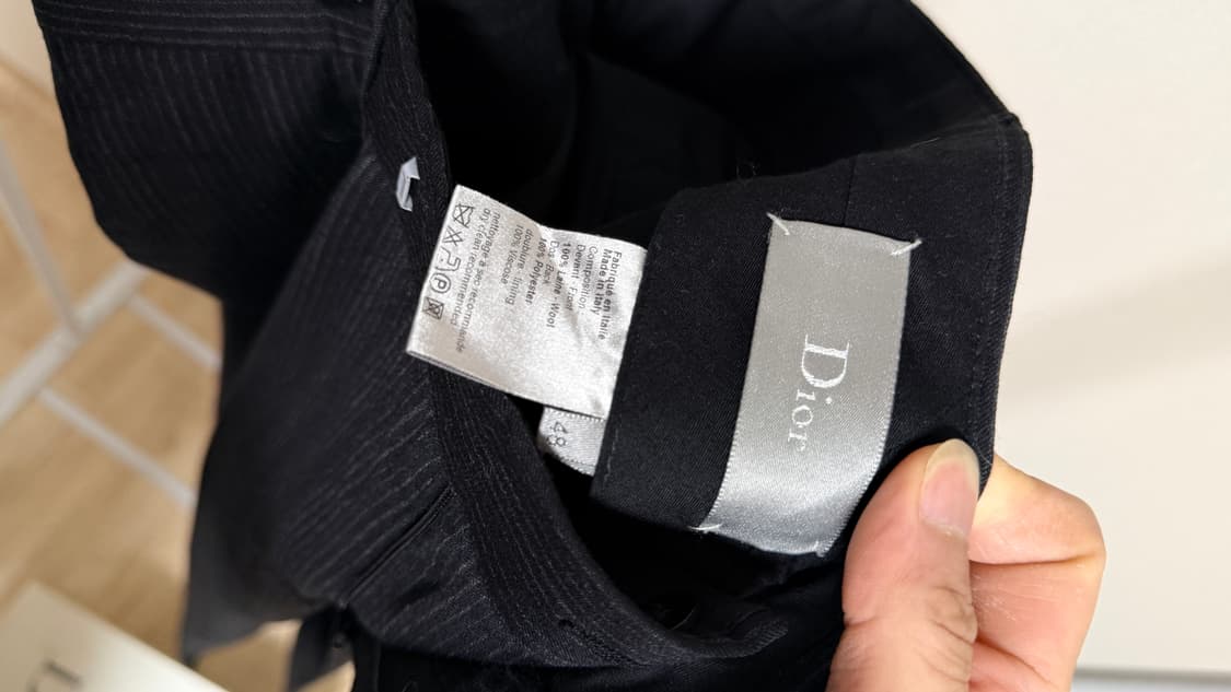 디올옴므 06aw 스트라이프 신치백 트라우저  상품이미지5