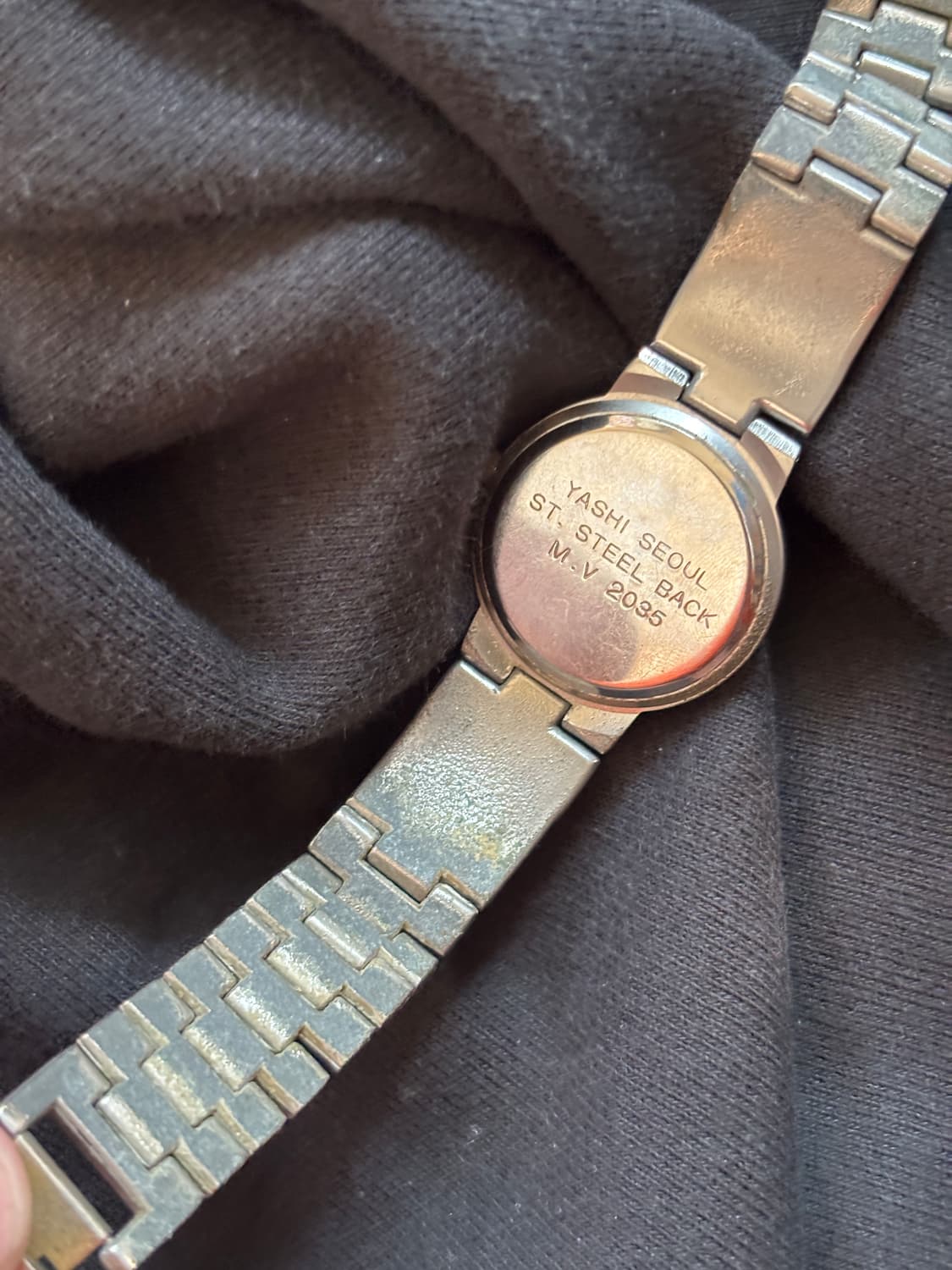 vintage yashi seoul dy steel metal watch 상품이미지9