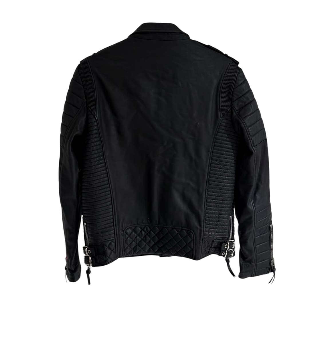 보다스킨 케이마이클 쉽스킨 바이커 레더 자켓 상품이미지3