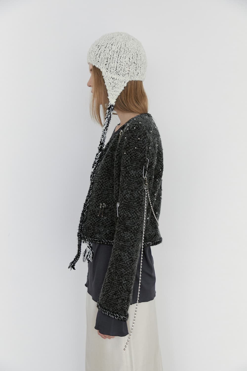 DARED 데어드 HANDMADE BRAID WOOL BONNET 모자 상품이미지4