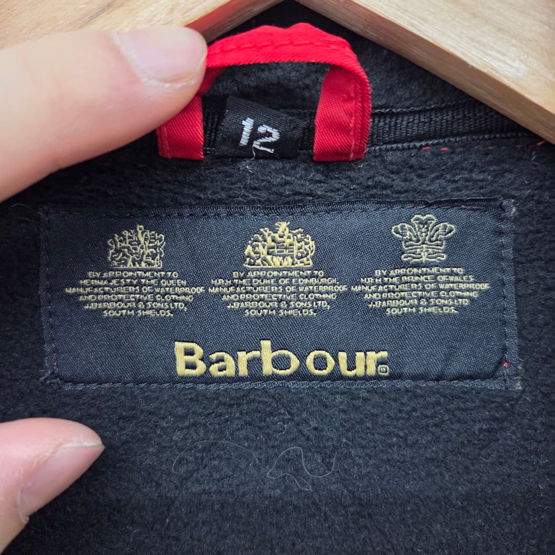 바버 인터네셔널 퀼팅 자켓 레드 남s 상품이미지5