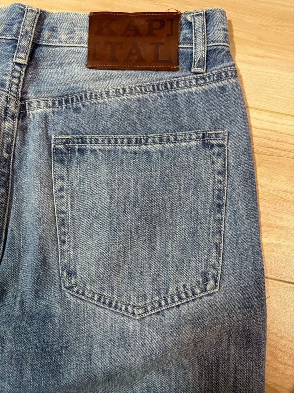 캐피탈 14온즈 데님 5P 몽키 시스코 잼스톤 팬츠 상품이미지10