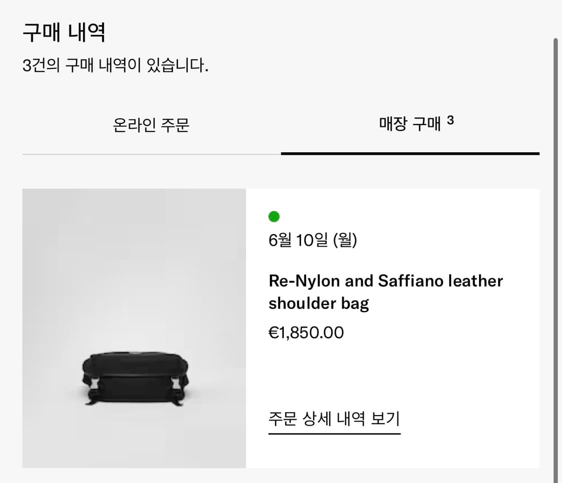 프라다 바이커백 미디움 (리나일론 및 사피아노 가죽 숄더백) 상품이미지4