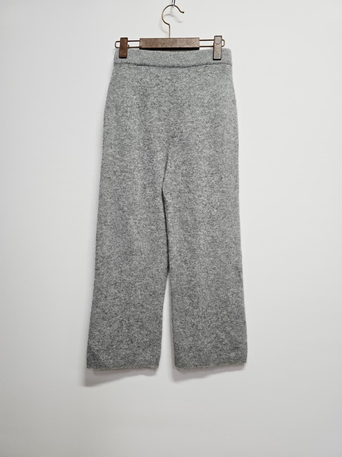 드마이어 회색 니트 홀가먼트와이드 팬츠 울캐시미어 혼방 상품이미지4