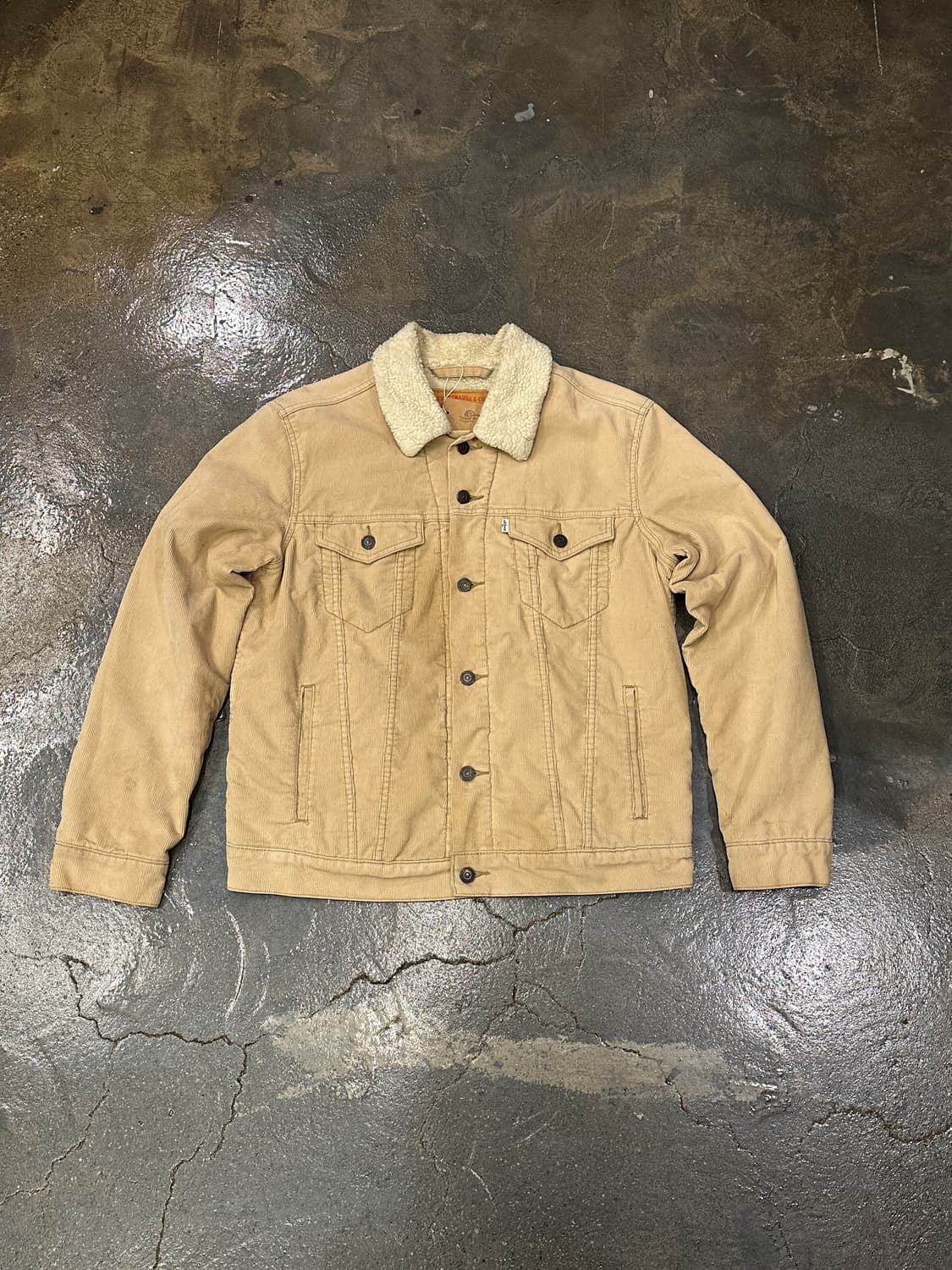 리바이스 코듀로이 쉐르파 자켓 베이지 M 상품이미지1