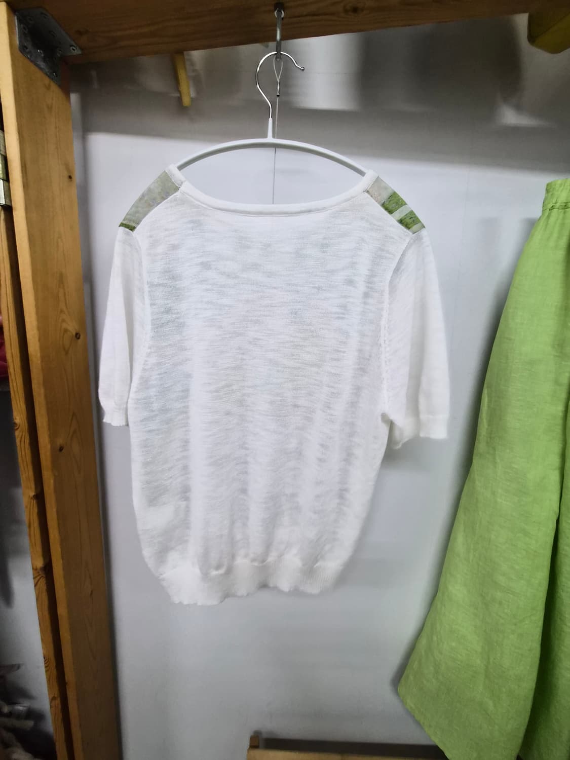 듀엘 린넨 수채화 여름니트. GALERIE VIE  린넨 스커트 상품이미지5