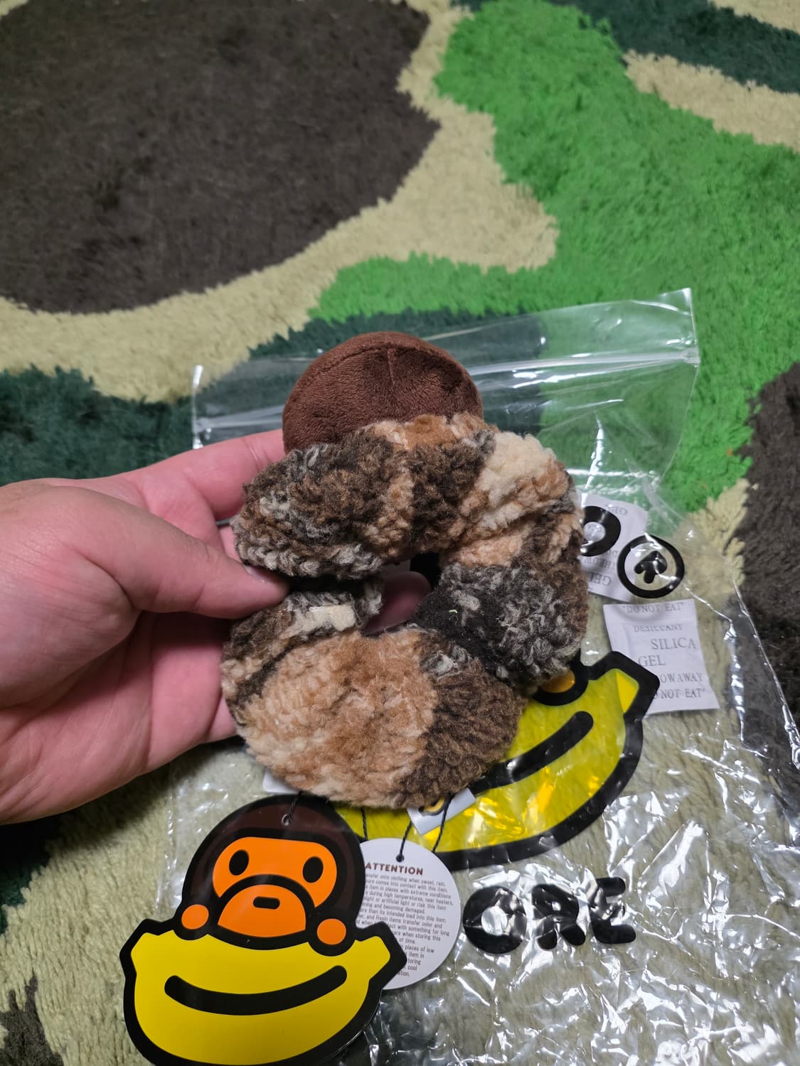 [OS] 베이프 베이비마일로 브라운 스크런치 상품이미지2