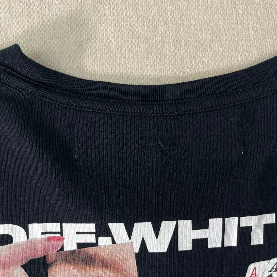 105 오프화이트 랜드카드 롱슬리브 티셔츠 상품이미지6