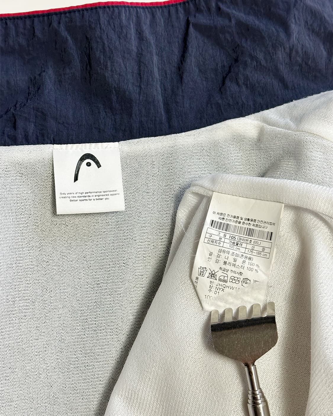 헤드 배색 바람막이 상품이미지4