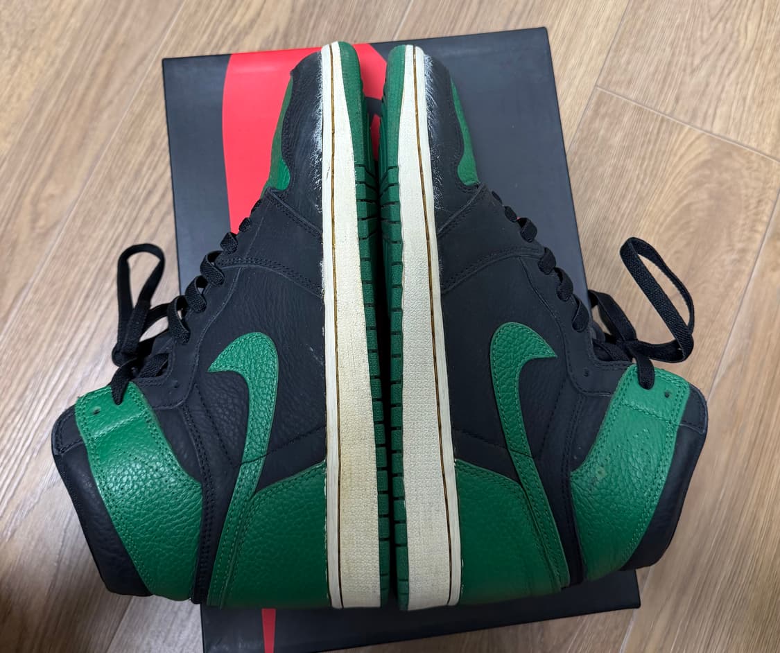 조던 1 레트로 하이 파인 그린 블랙 상품이미지7