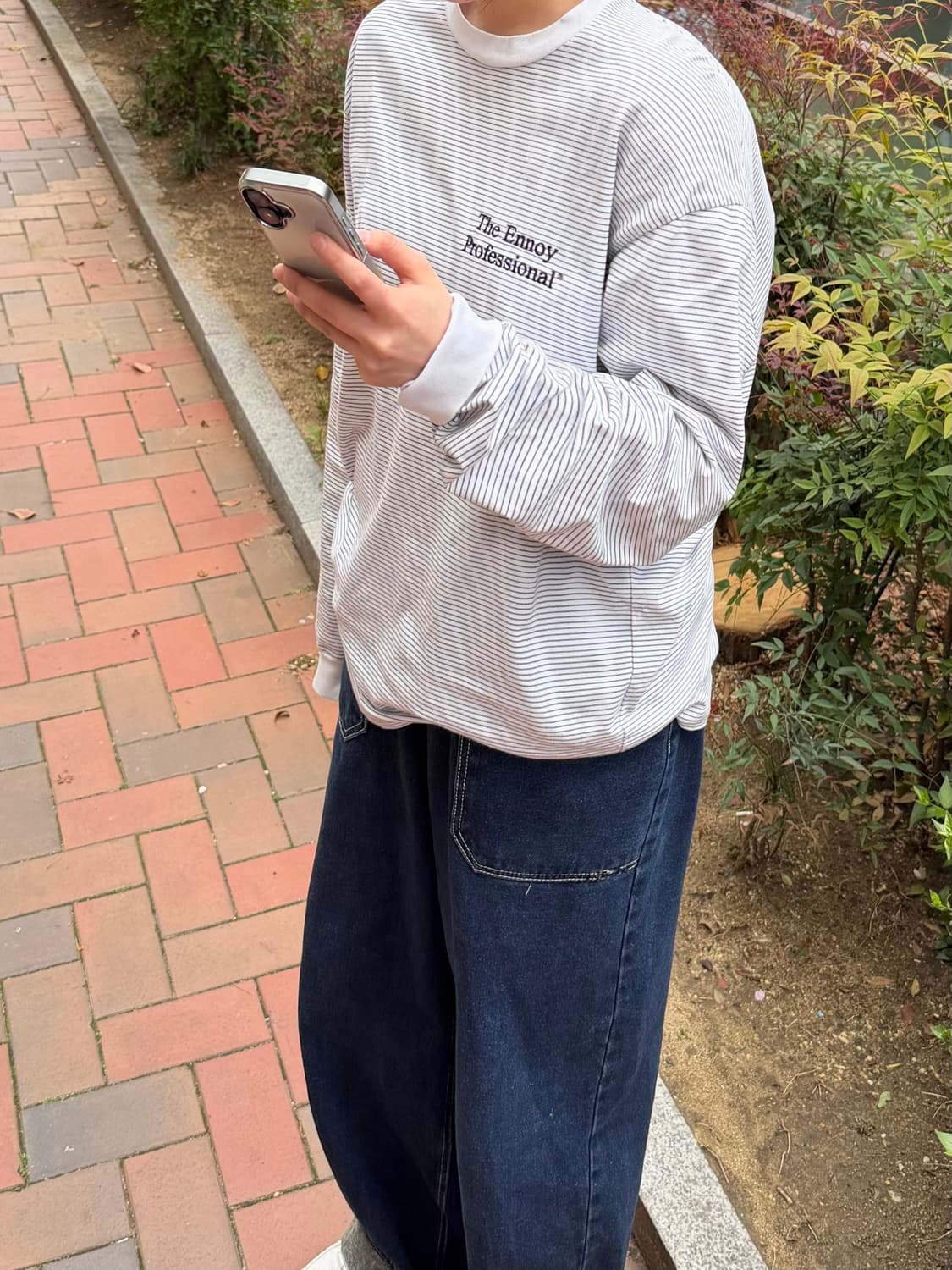 엔노이 Ennoy Border L/S T-shirt 상품이미지2