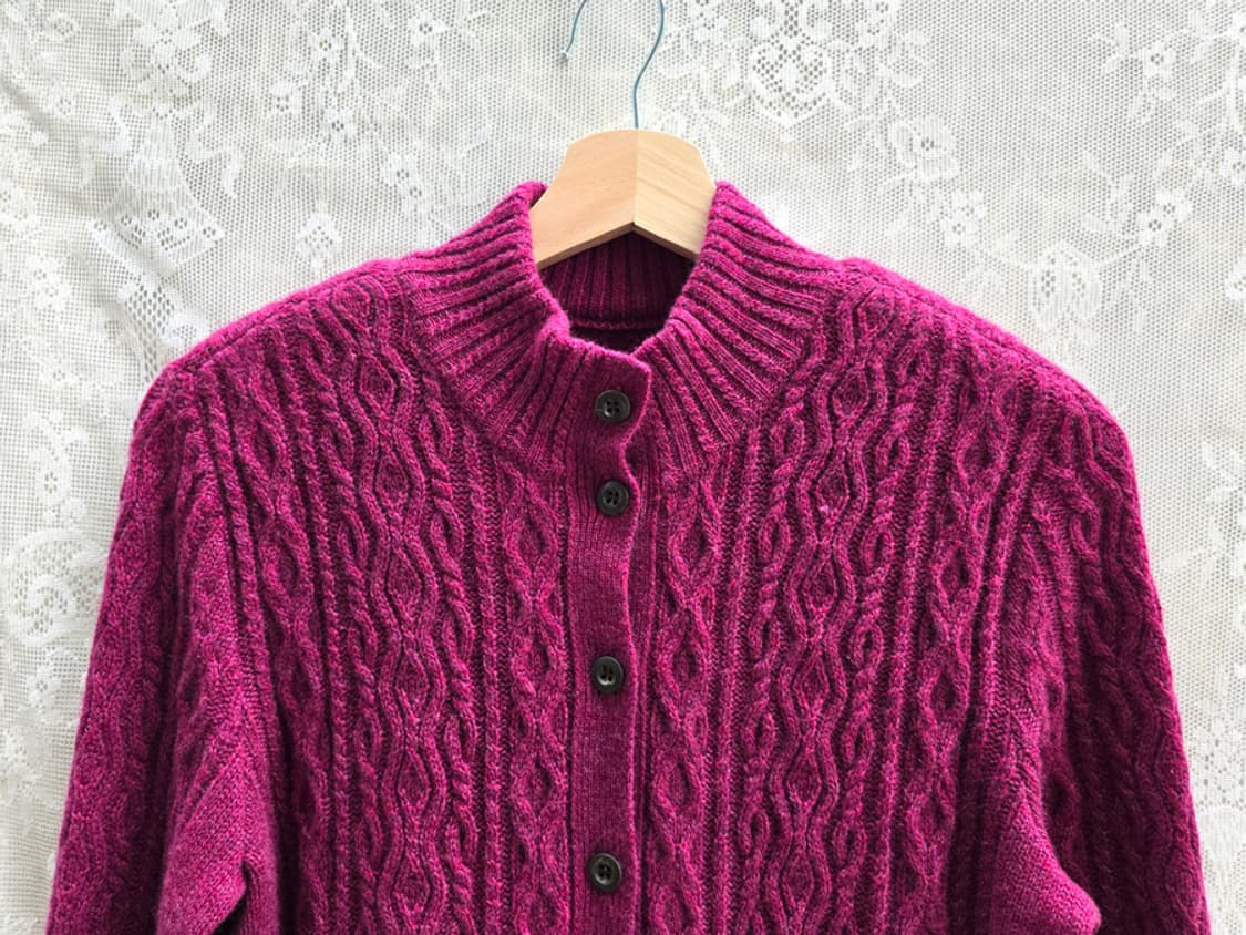 캐시미어 100% 미사용품 일본산 상품이미지2