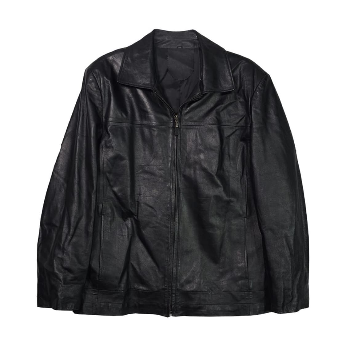 빈티지 양가죽 집업 자켓 L 상품이미지1