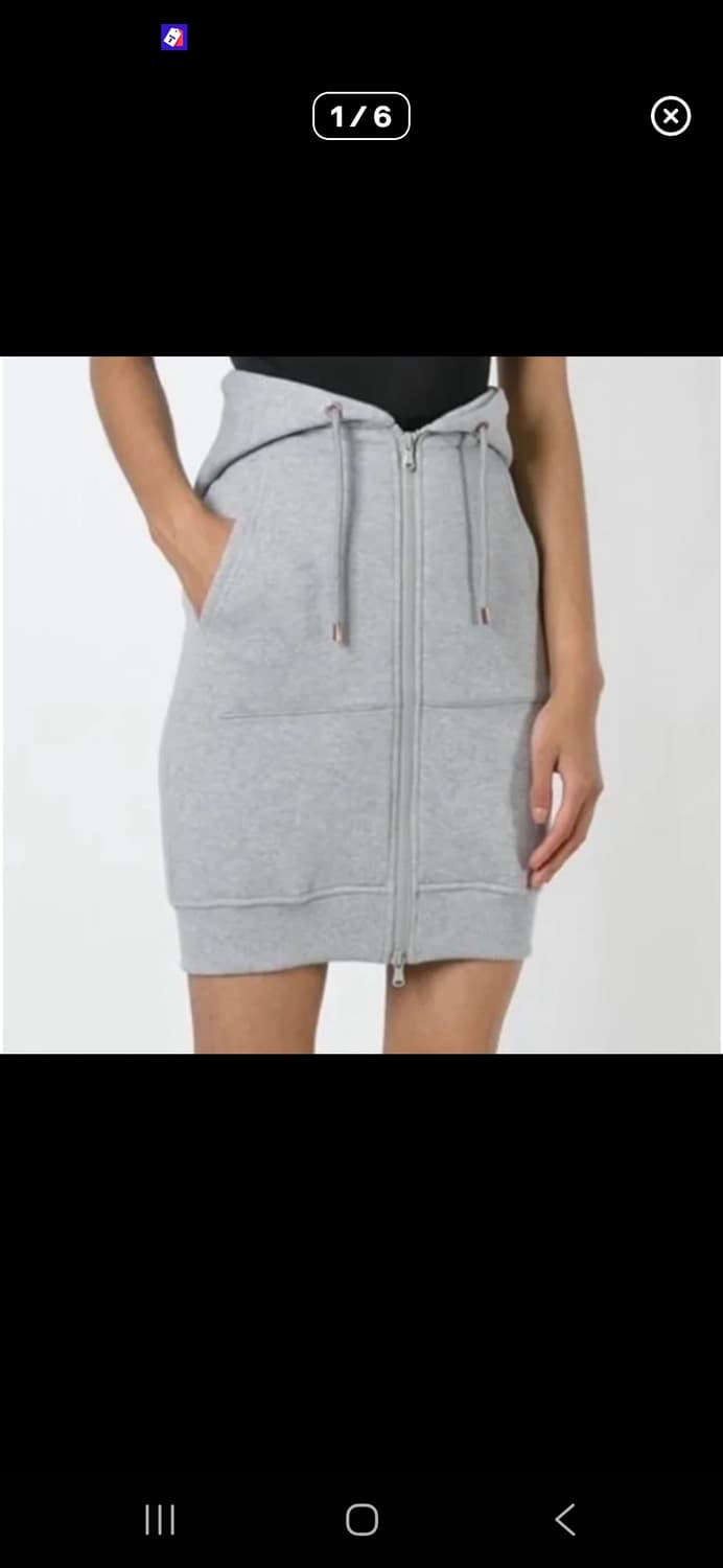 모스키노 코튼 스웨트 펜슬 스커트 상품이미지1