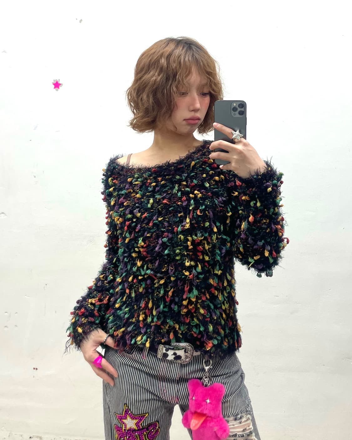 Multi-fur knitwear  상품이미지1