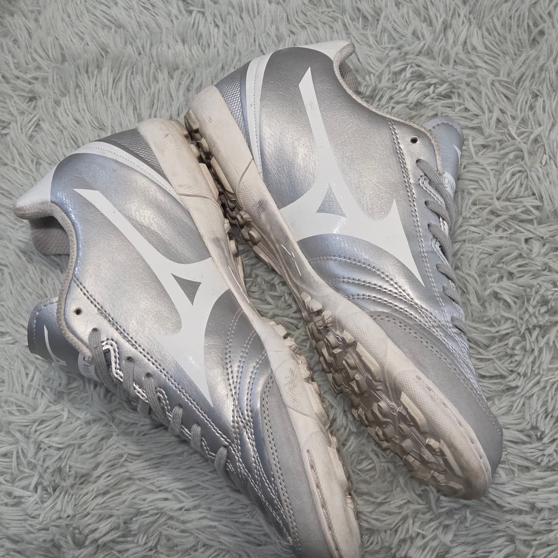 1a-2: 미즈노 모나르시다 네오 TF 실버 풋살 축구화(235) 상품이미지7