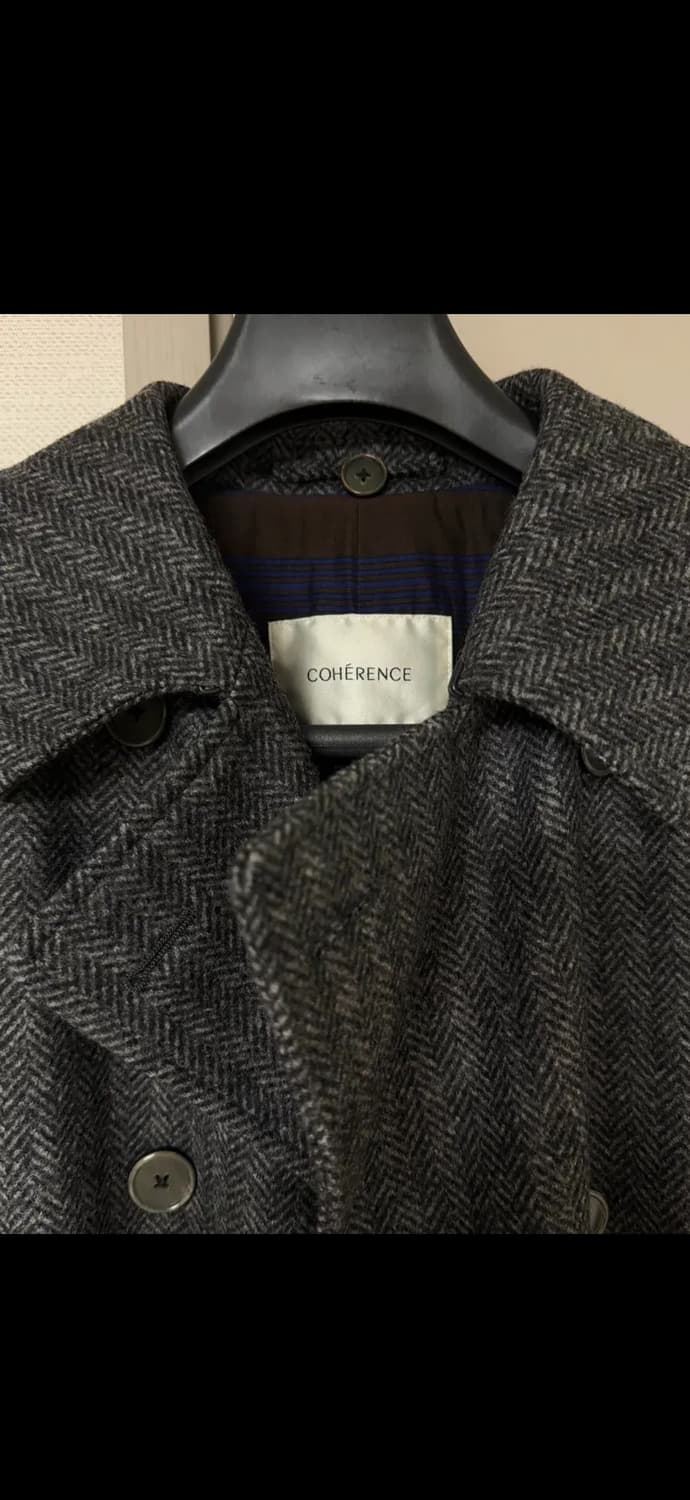 코히어런스 FOU FOU II CHEVRON TWEED 그레이 M 상품이미지3