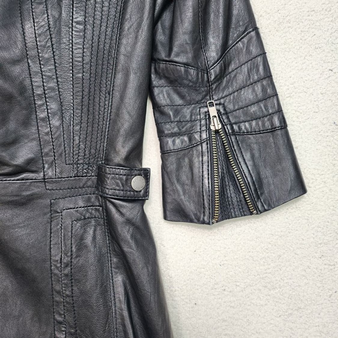 ZADIG&VOLTAIRE 양가죽 롱자켓 M 상품이미지6