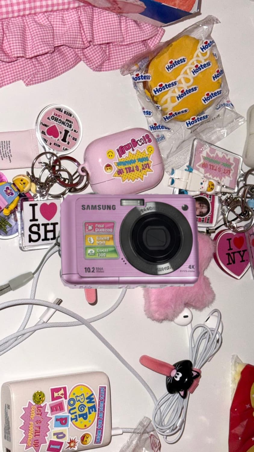 [빈티지 디카] 삼성 ES20 핑크디카 상품이미지2