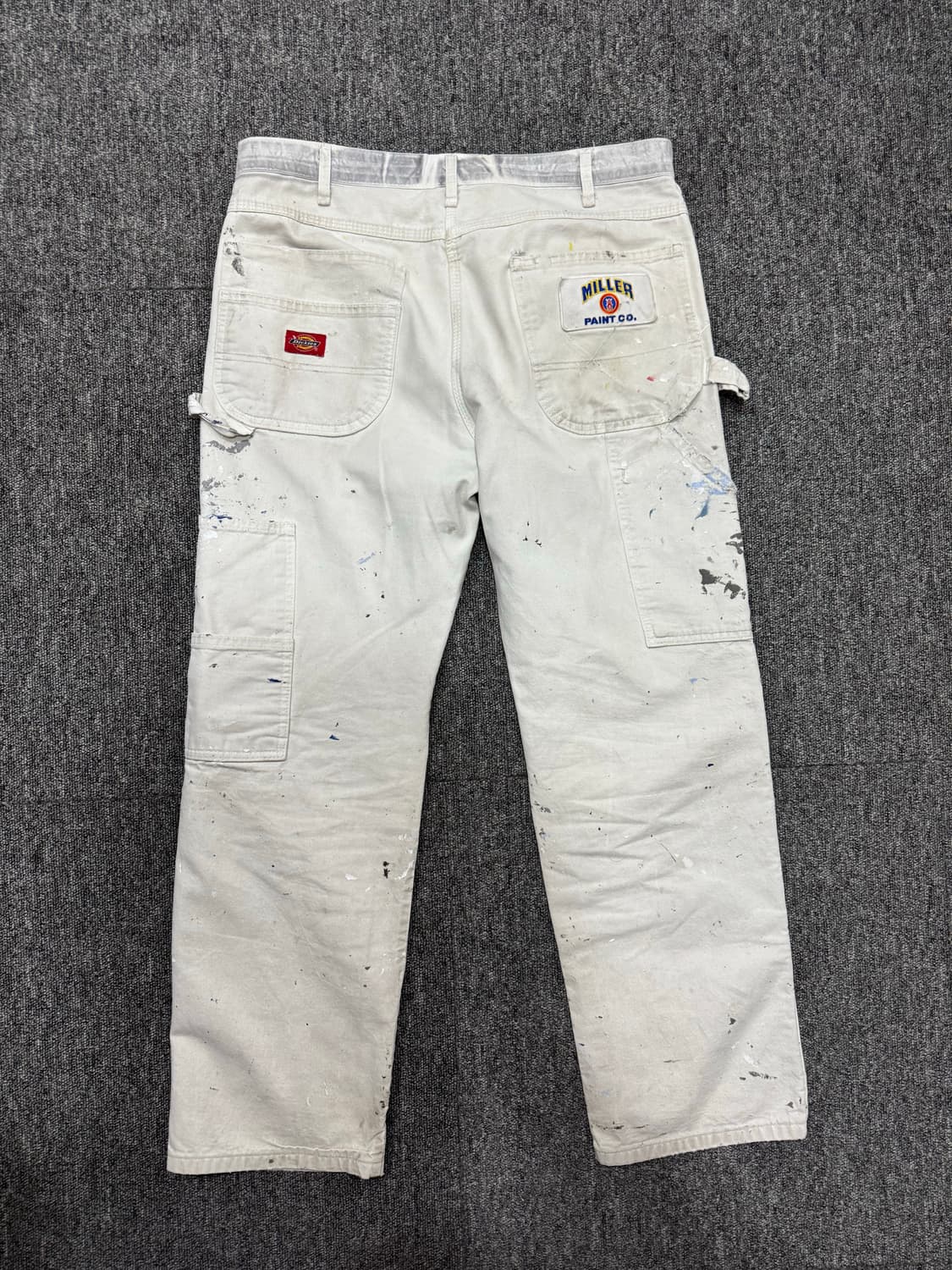 올드 빈티지 디키즈 더블니 화이트 페인트 팬츠 34 상품이미지7