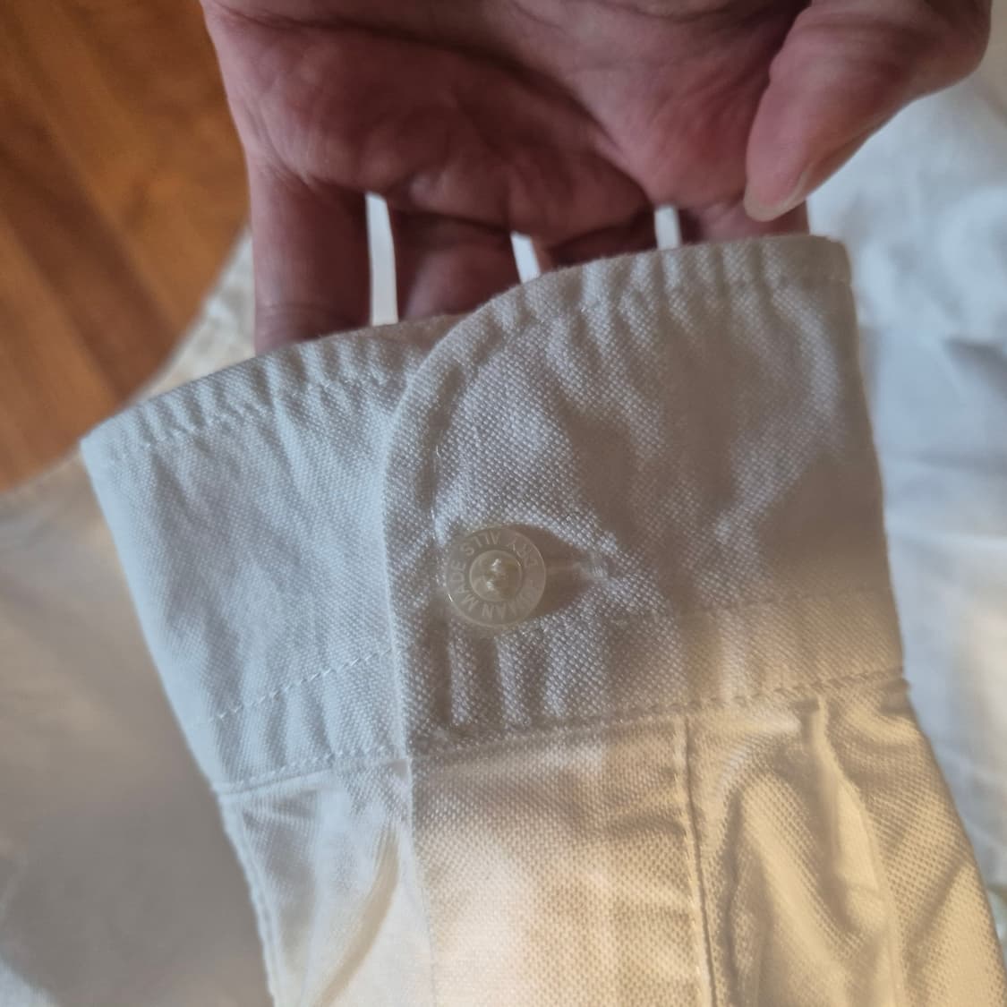 ​[XL] 휴먼 메이드 하트 로고 옥스포드 셔츠 화이트 상품이미지3