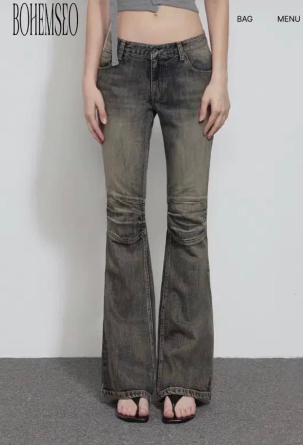 (구해요 보헤미안 서울 KNEE POINT VINTAGE BOOTCUT 상품이미지1