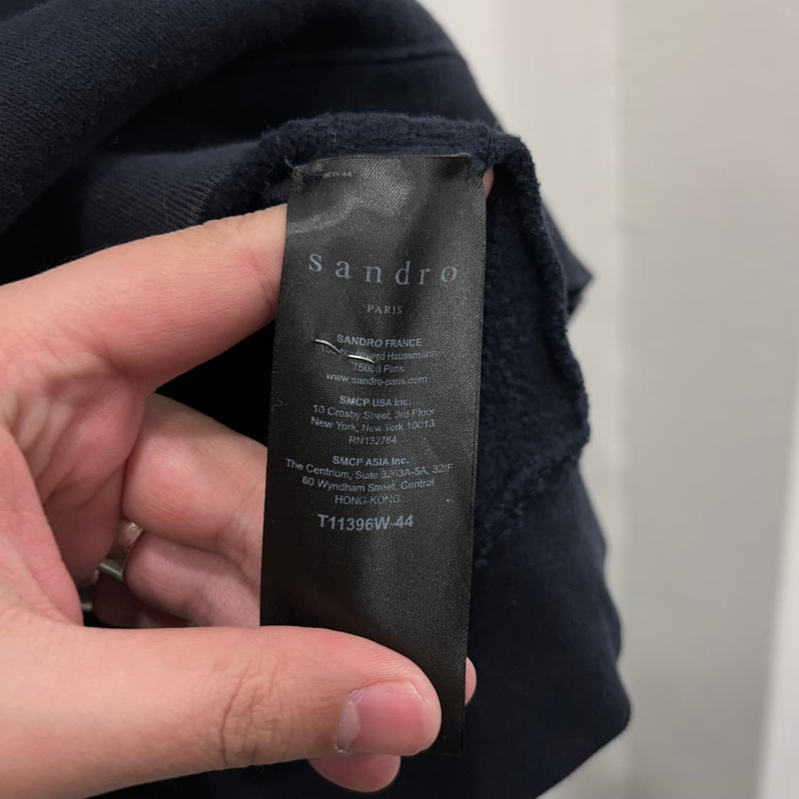 산드로 파리스 부클로고 코튼 맨투맨 상품이미지4